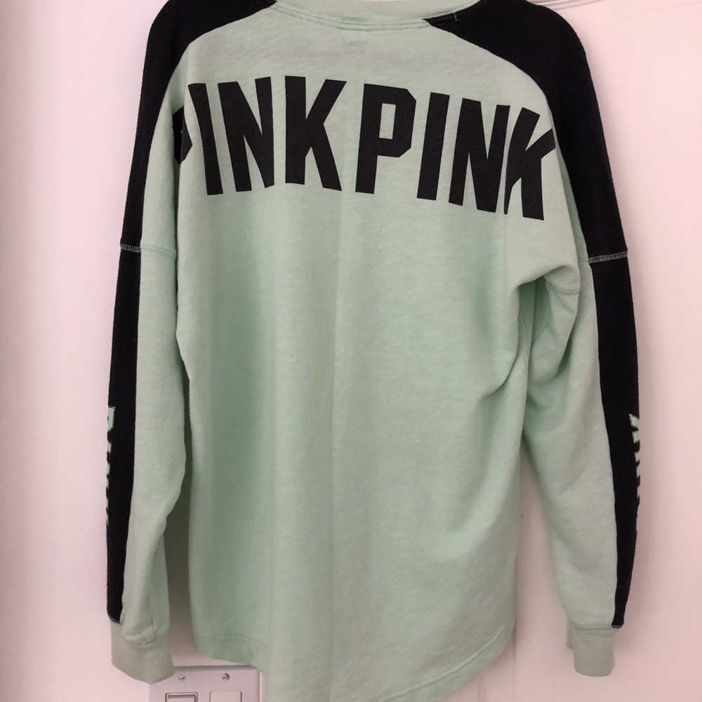 PINK Turquoise and Black Long Sleeve
